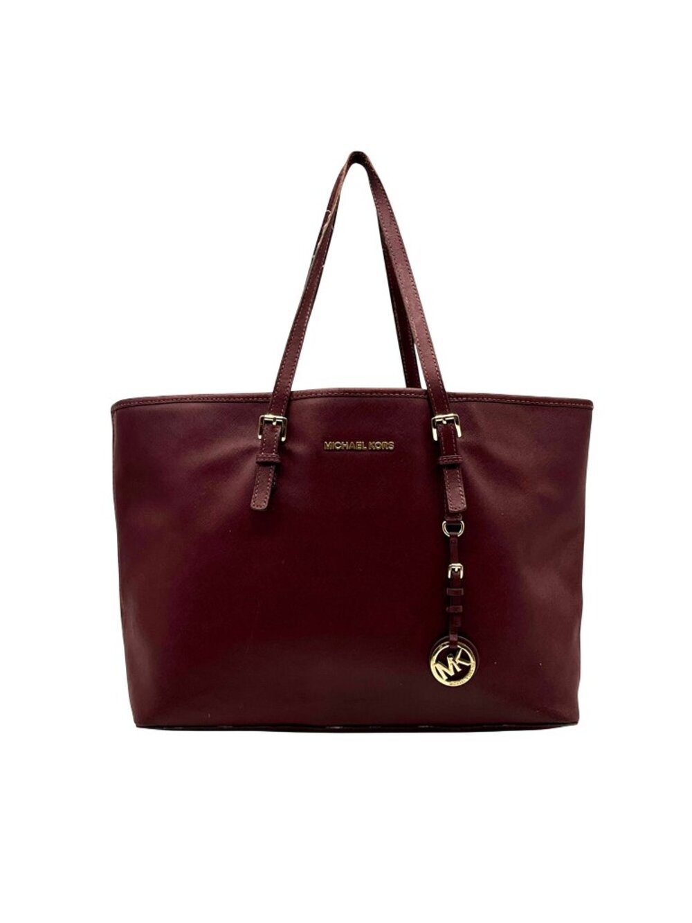 Michael Kors Cherry Saffiano Leather Tote Bag
